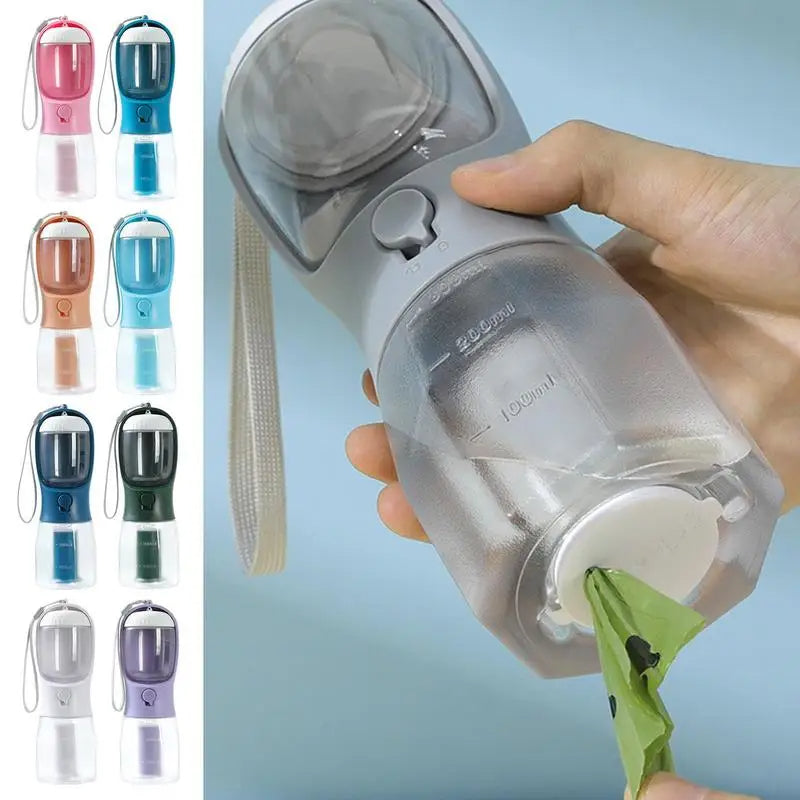 3-in-1 Pet Adventure Carrier — Water, Treats & Waste Bags All-in-One