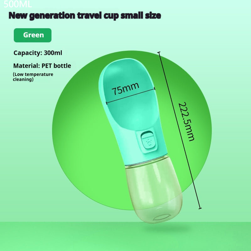 Treat & Agua Carrier – Pet Water Bottle with Snack Compartment