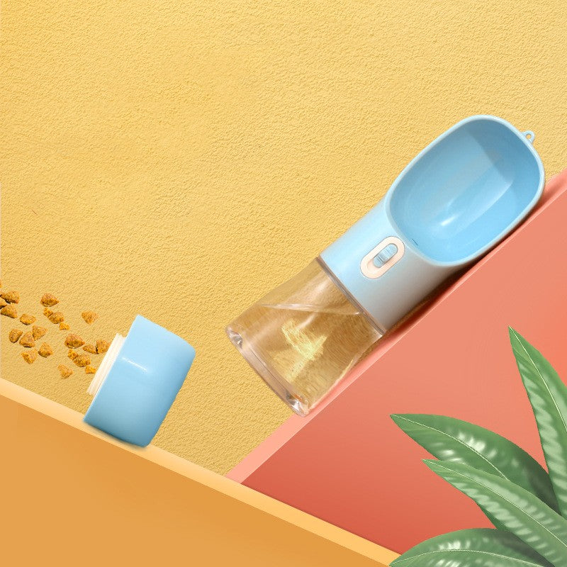 Treat & Agua Carrier – Pet Water Bottle with Snack Compartment