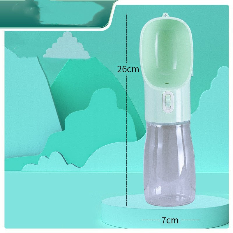 Treat & Agua Carrier – Pet Water Bottle with Snack Compartment