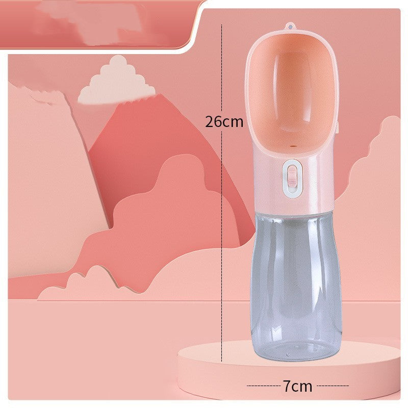 Treat & Agua Carrier – Pet Water Bottle with Snack Compartment