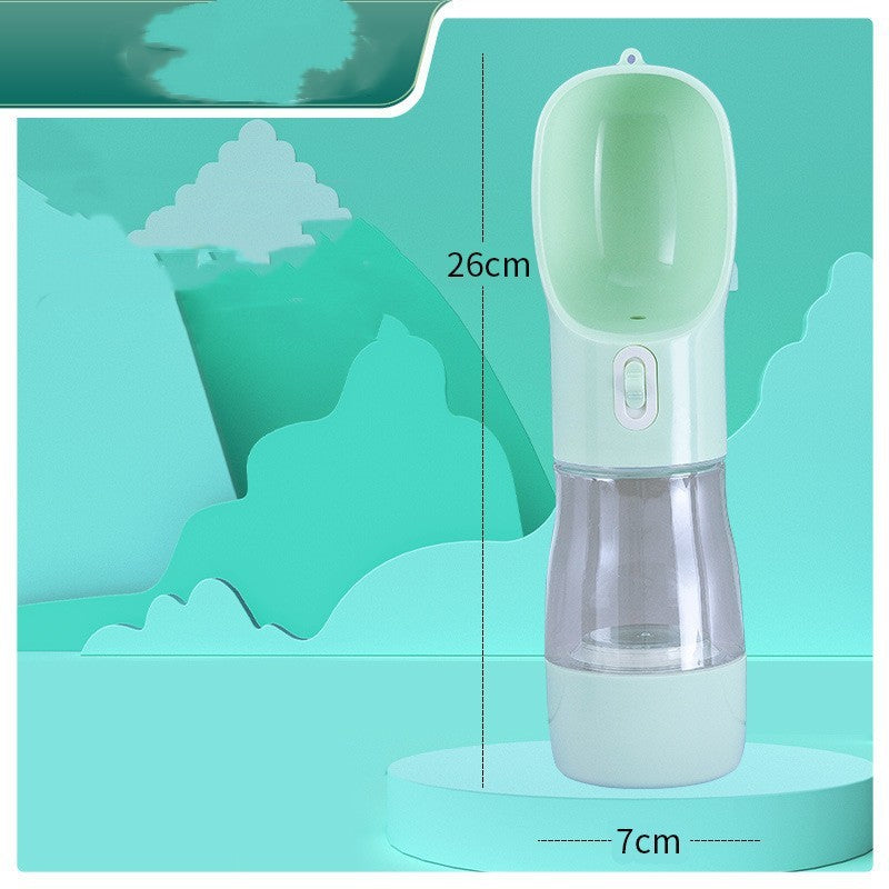 Treat & Agua Carrier – Pet Water Bottle with Snack Compartment